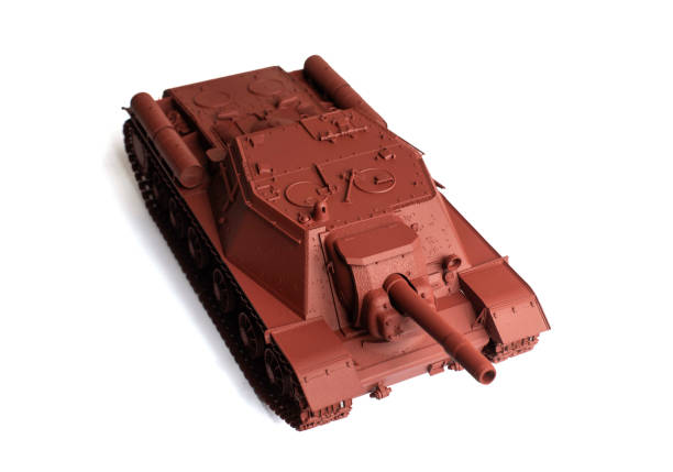 istock Scale model of old vehicle 1642024601