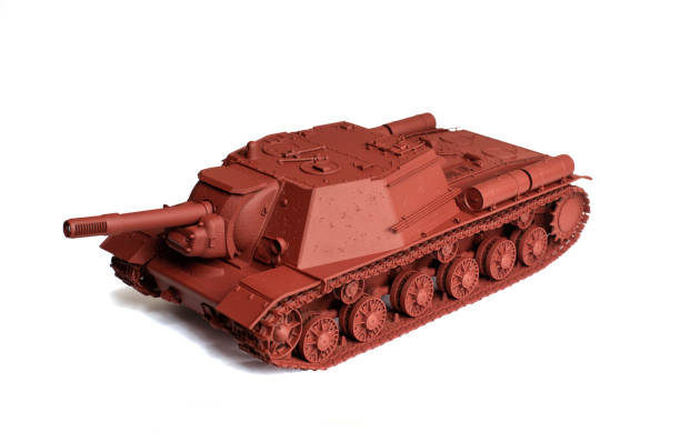 istock Scale model of old vehicle 1642024616