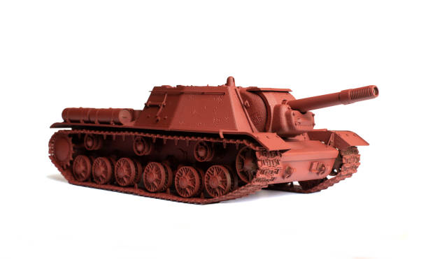 istock Scale model of old vehicle 1642024617
