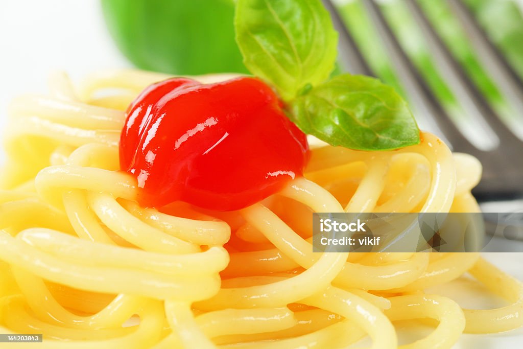 Spaghetti à la sauce tomate - Photo de Aliment libre de droits