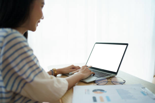 istock Woman working at home. 1642060375