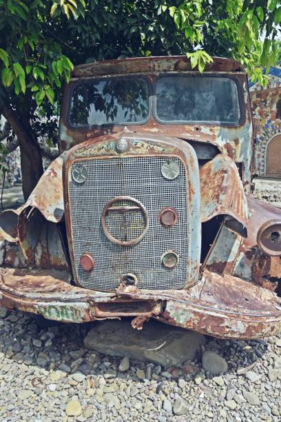 istock abandoned truck at junkyard 1642071652