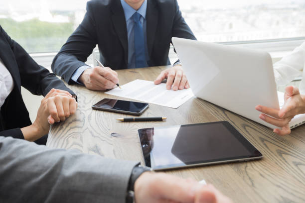 istock Business man signing contract 1642088604