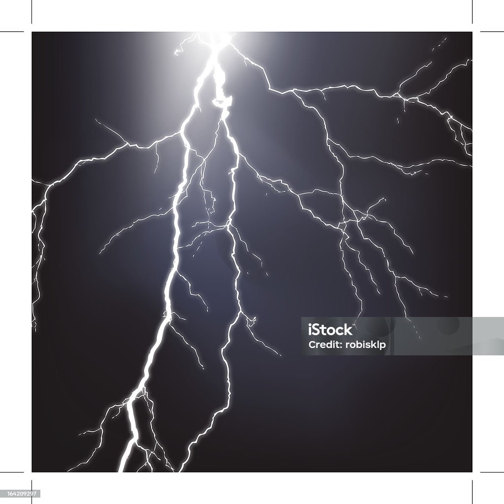 Vetor Lightning - Royalty-free Abstrato arte vetorial