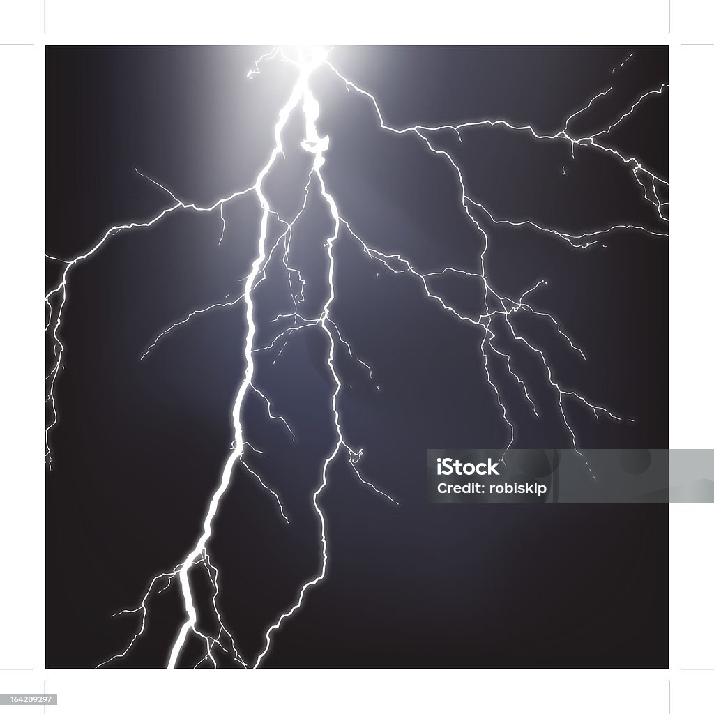 Lightning Stream Vector Vector Lightning Stock Illustration - Download Image Now - Abstract ...