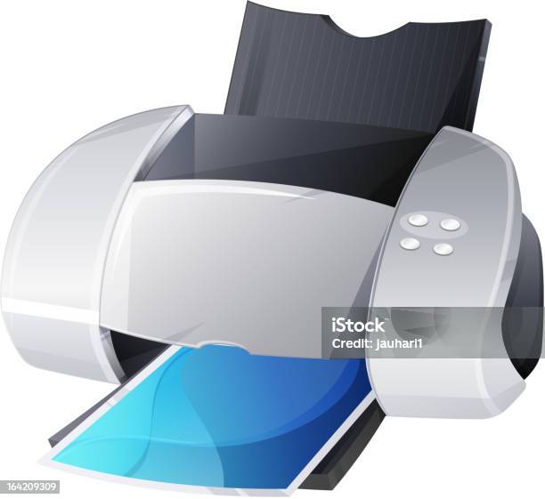 Symbol Drucker Stock Vektor Art und mehr Bilder von Computerausdruck - Computerausdruck, Dokument, Dreidimensional
