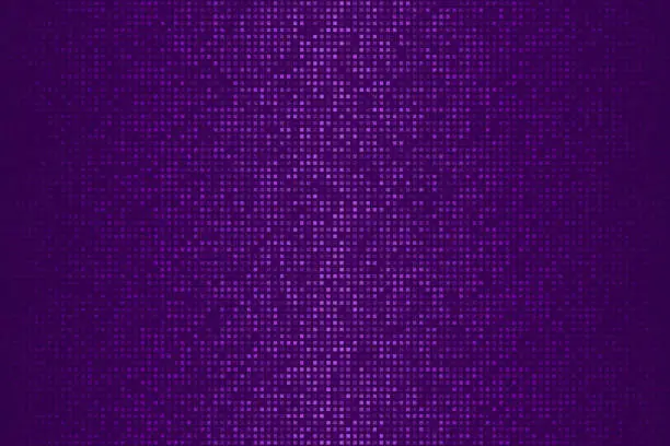 Vector illustration of Abstract Purple halftone background with dotted - Trendy design