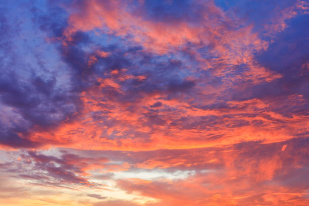 istock Bright colorful sunrise sky backgroud. 1642294107