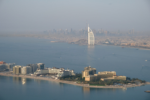 UAE Dubai cityscape skyline city aerial view