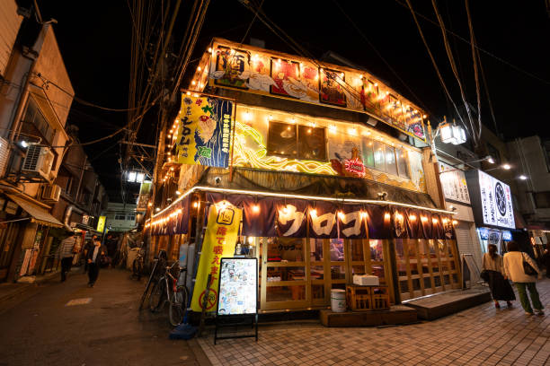Tokyo, Japan - May 24, 2023 : General view of the restaurants in Nakano in Tokyo, Japan.