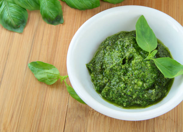 istock organic natural fresh basil pesto sauce 1642366679