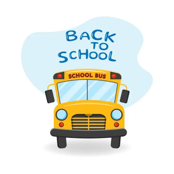 Vector illustration of School bus. Vector illustration of School theme