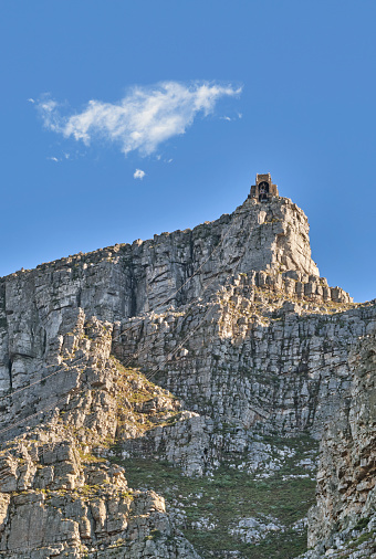 A photo of the famous Table Mountain in Cape Town, South Africa