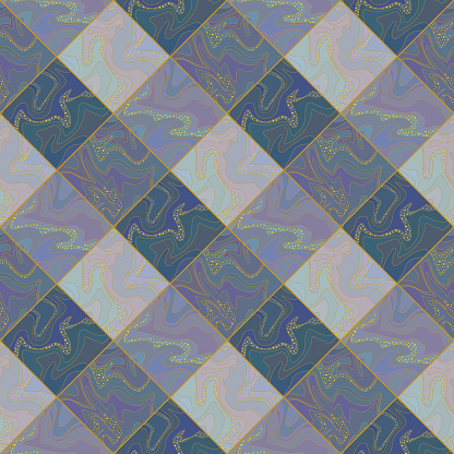 Diagonal Checkered Pattern Tile Diagonal Checkered Background Square Diamond Tiles With Fluid Liquid ...