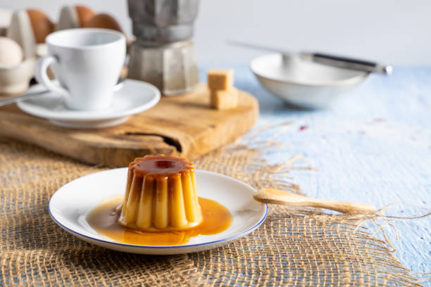 istock Homemade caramel flan. 1642438592