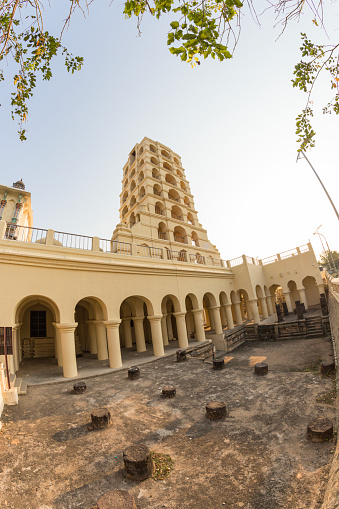 Old Maratha Palace in Thanjavur,Vijaynagar Fort Tamil Nadu, India. One of the tourist destinations of historical importance in Thanjavur.