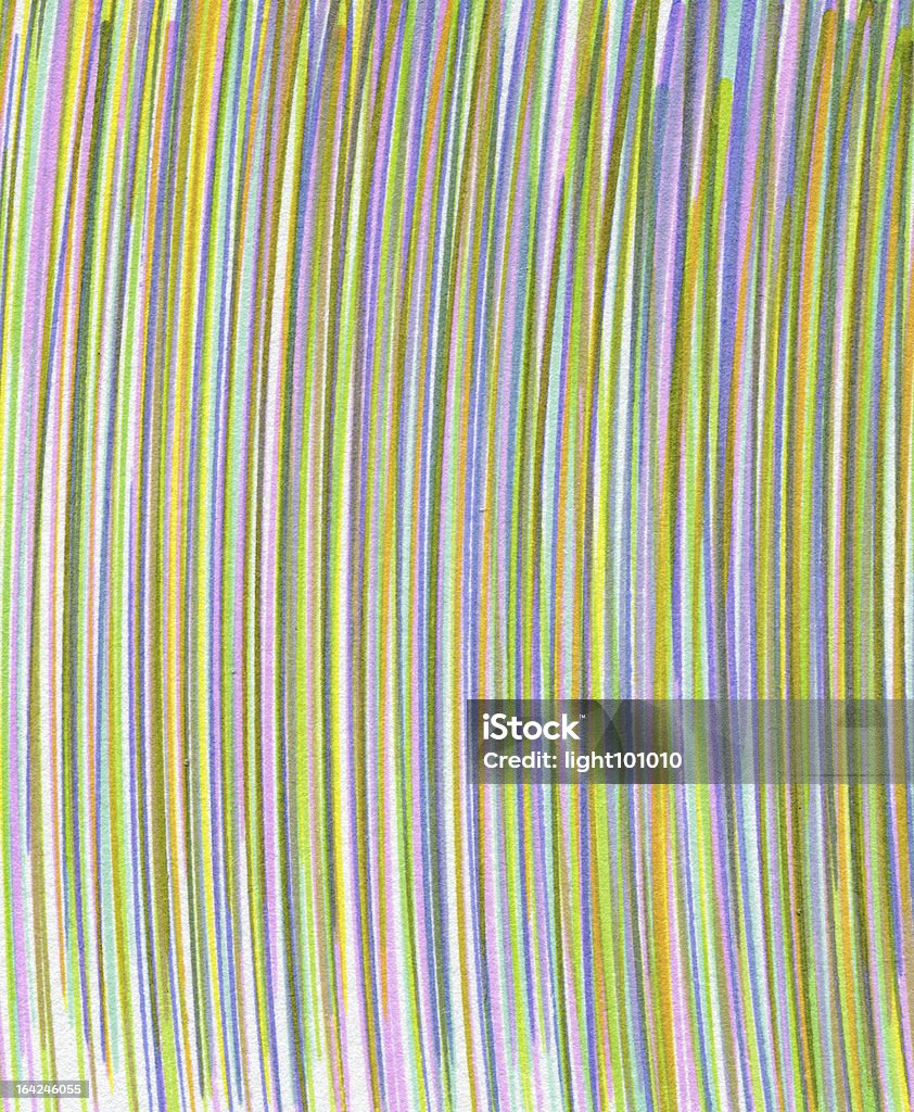 Lignes dessinées en couleur Stylos feutre pour le marketing - Photo de Abstrait libre de droits