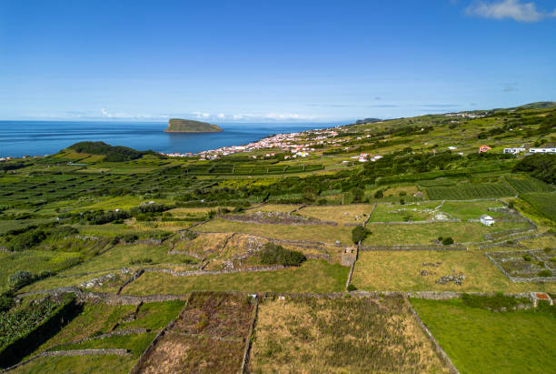 istock Terceira island landscape and Ilheus das Cabras 1642479405