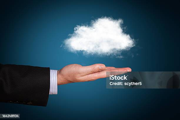 Cloud Computing Stock Photo - Download Image Now - Adult, Backup, Blue