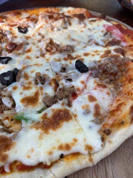 istock Close up of the pizza from which is on the table 1642519590