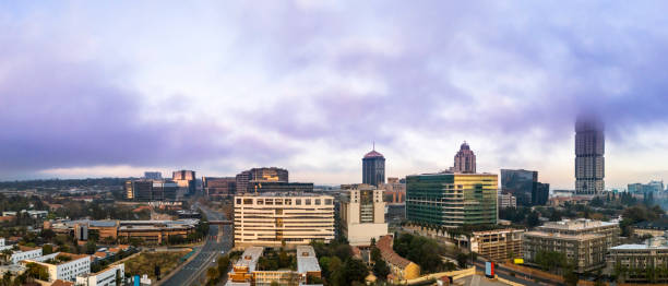 istock Sandton City sunrise panoramic 1642521261