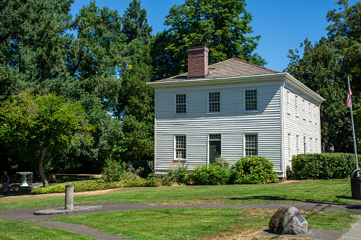 Oregon City, Oregon, 2023:  The McLoughlin House stands today as a reminder of the great contribution Dr. John McLoughlin made to the settlement of the Oregon Country. The McLoughlin Memorial Association continues to actively support the McLoughlin House, in partnership with the National Park Service.