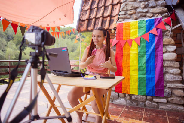 istock Streaming for LGBTQ+ community today 1642637572