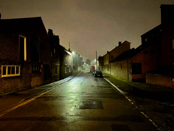 istock Urban street at night 1642641961