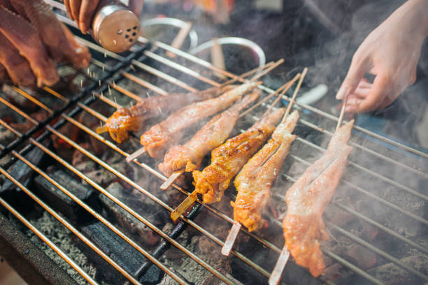 istock Roasted chicken wings，family gathering barbecue 1642648107