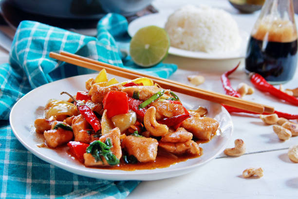 istock Thai cashew chicken stir fry 1642688889