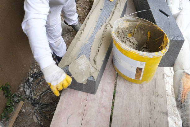 istock Construction site - insulation of a buildings facade 1642719667