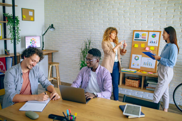 istock Busy day at the office 1642767587
