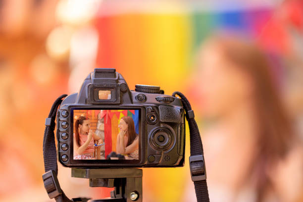 istock Equipment all set up for LGBTQ vlog 1642772828