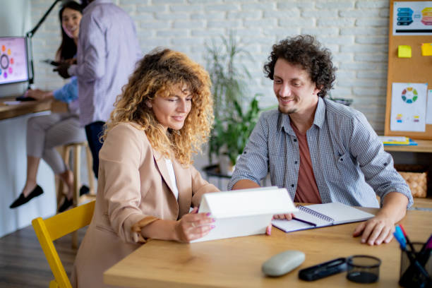 istock Busy day at the office 1642790415