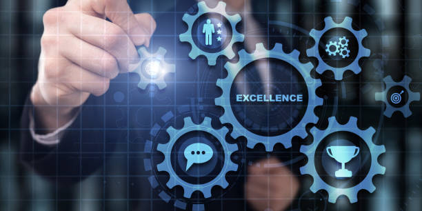 Business excellence manager. Business development concept
