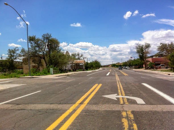 istock Road junction in rural America 1642826121