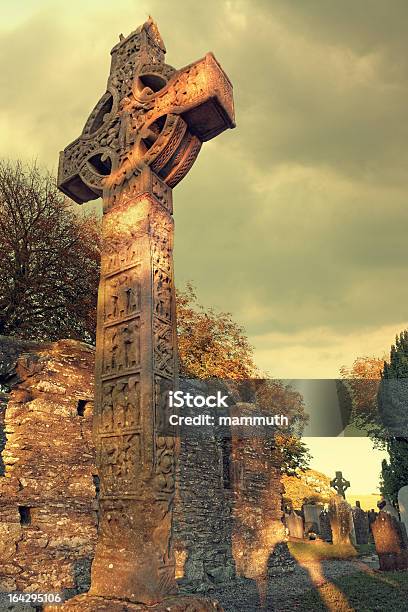 High Cross In Monasterboice Stock Photo - Download Image Now - Ancient, Backgrounds, Carving - Craft Product