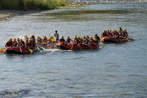 Rafting in the Manavgat River, Koprulu Canyon Manavgat, Antalya Turkey (Turkiye)