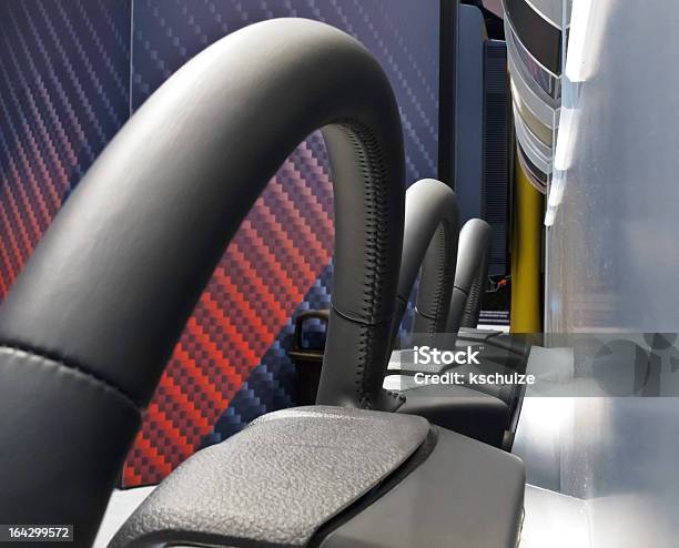 Drei Leder Steering Wheels Stockfoto und mehr Bilder von Autosalon von Chicago - Autosalon von Chicago, Anleitung - Konzepte, Ausrüstung und Geräte