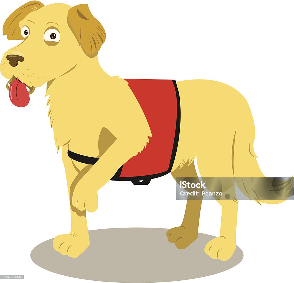 Собака-помощник - Векторная графика Без людей роялти-фри