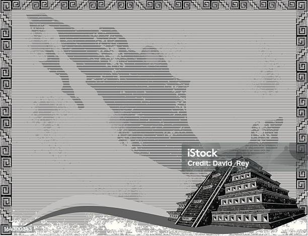 Ilustración de Grunge Tajín Pirámide y más Vectores Libres de Derechos de Tolteca - Tolteca, El Tajín, Antiguo