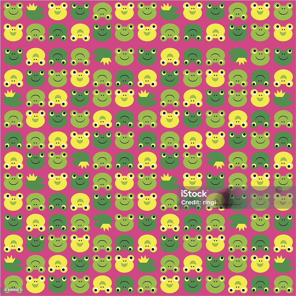 Frog Vector Patterns Frog Pattern Stock Illustration - Download Image Now - Abstract ...