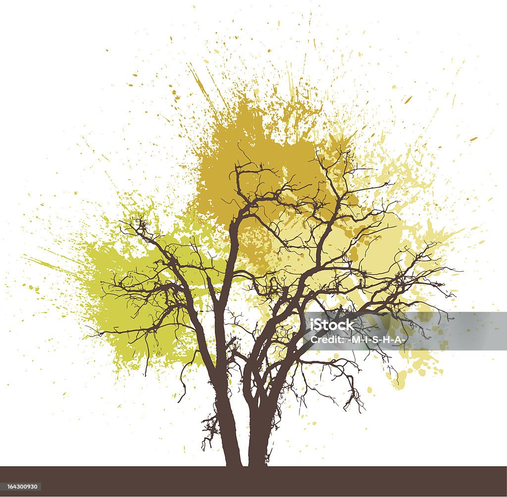 Tree Stylized vector tree Abstract stock vector