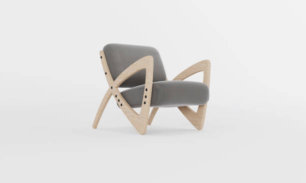 istock Arm Chair Isolated on White Background 1643011603