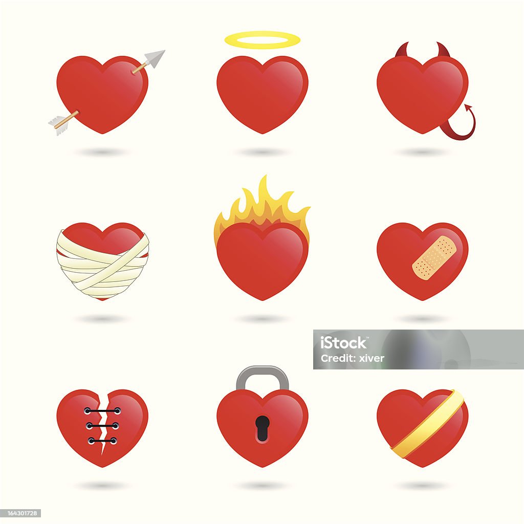 Coeur - clipart vectoriel de Amour libre de droits