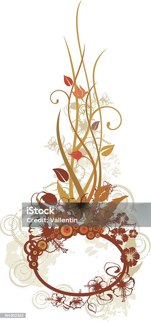 Panel kwiatowy - Grafika wektorowa royalty-free (Abstrakcja)