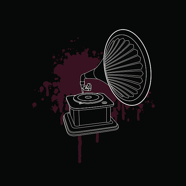 Grammofon – Vektorgrafik