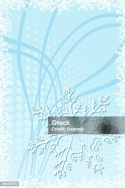 Décoration De Noël Flocon De Neige Vecteurs libres de droits et plus d'images vectorielles de Abstrait - Abstrait, Blanc, Bleu