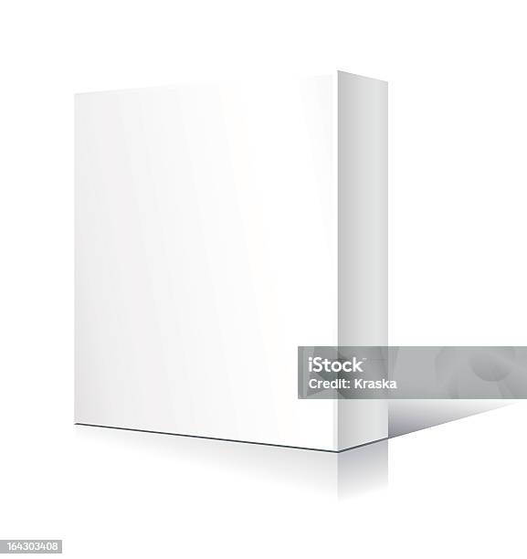 Caixa Em Branco - Arte vetorial de stock e mais imagens de Branco - Branco, Caixa de Papelão, Fundo Branco