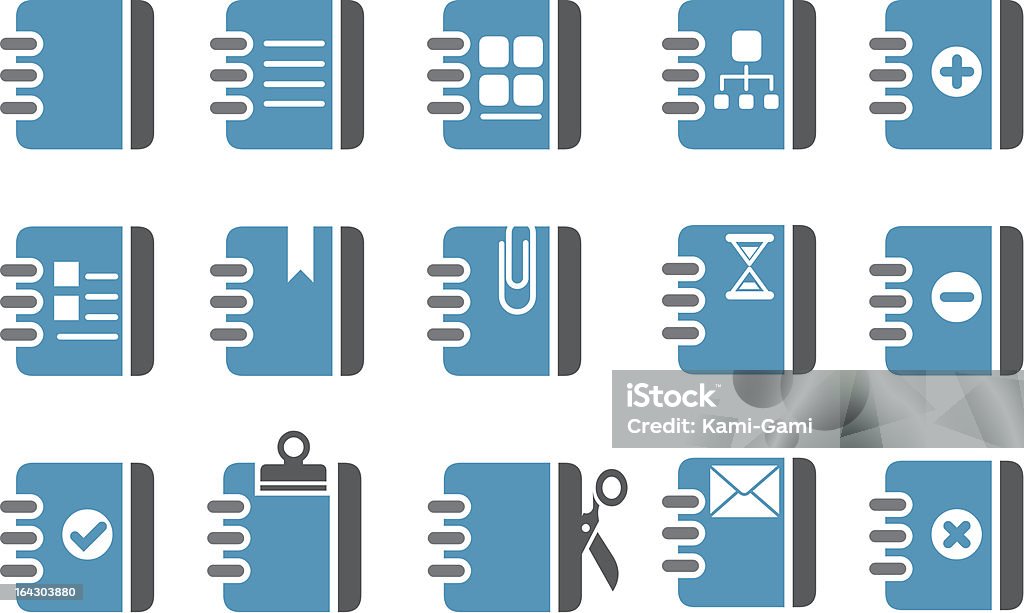 Conjunto de iconos de documentos - arte vectorial de Archivos libre de derechos